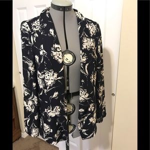 Lush Blue Floral Jacket